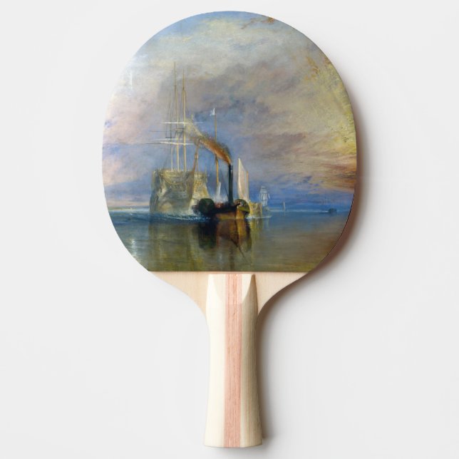 Raquete De Ping Pong William Turner - O Temerário de Luta (Frente)