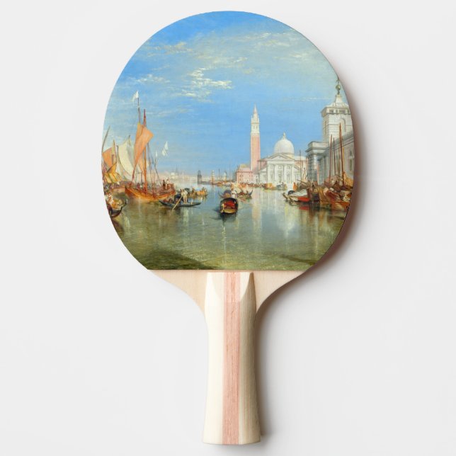 Raquete De Ping Pong William Turner - Veneza, Dogana & San Giorgio (Frente)