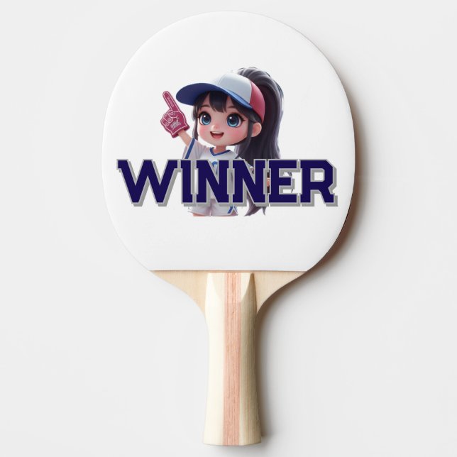 Raquete De Ping Pong winner fan sports dall (Frente)