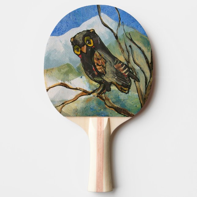 Raquete De Ping Pong Wise Old Owl (Frente)