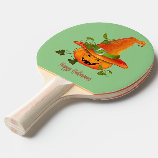 Raquete De Ping Pong Wonder da Bruxa: Ping Pong Pong Paddle do Hallowee (Frente inclinada)