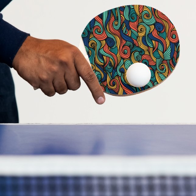 Raquete De Ping Pong Wool Topped paisley (Insitu)