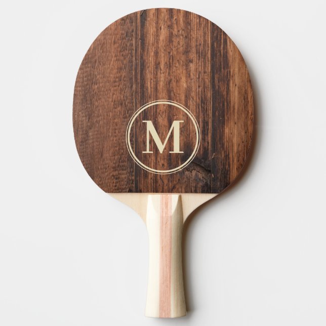 Raquete De Ping Pong Worn Cutting Board Monogram (Verso)