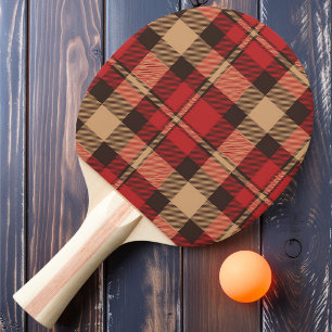 Raquete De Ping Pong Xadrez Âmbar de Outono