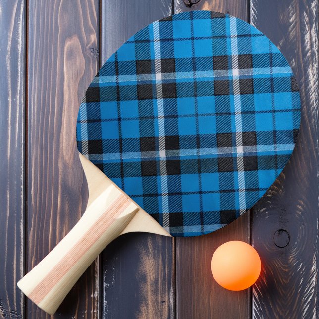 Raquete De Ping Pong Xadrez de Jeans Azul (Criador carregado)