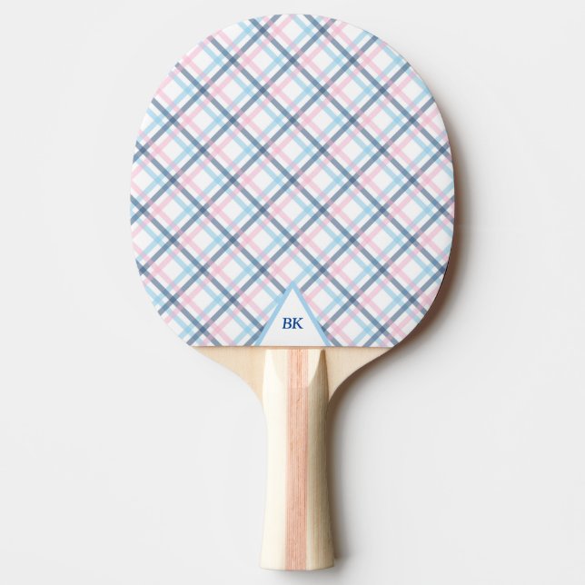 Raquete De Ping Pong Xadrez de Pastel (Frente)