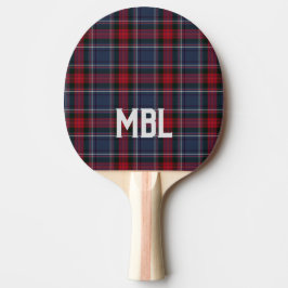 Raquete De Ping Pong Xadrez de Tartan do Condado de Irish Louth Persona