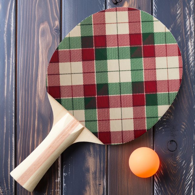 Raquete De Ping Pong Xadrez Vermelho Clássico (Criador carregado)