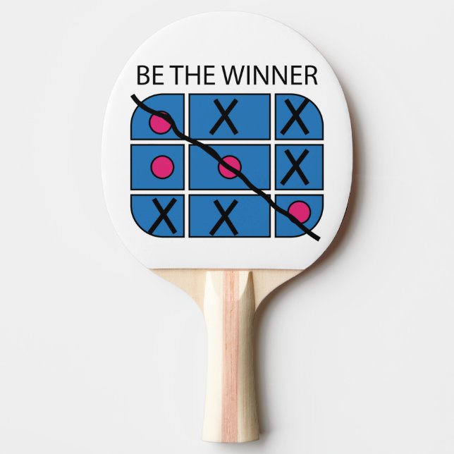 RAQUETE DE PING PONG XO O VENCEDOR (Frente)