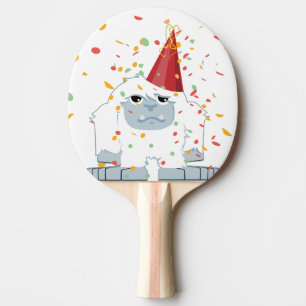 Raquete De Ping Pong Yeti do partido dos confetes
