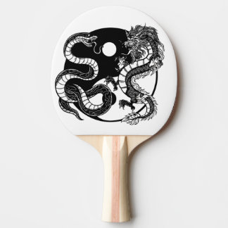 Raquete De Ping Pong Yin Yang Schlange Drache