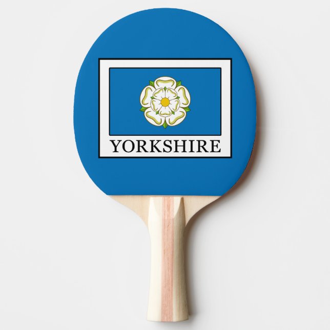 Raquete De Ping Pong Yorkshire County Inglaterra (Frente)
