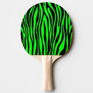Raquete De Ping Pong Zebra do verde limão