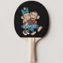 Raquete De Ping Pong Zina and Mimo are flirting.