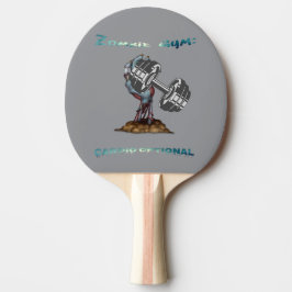 Raquete De Ping Pong Zombie Gym: Cardio Opcional Zombie Gym