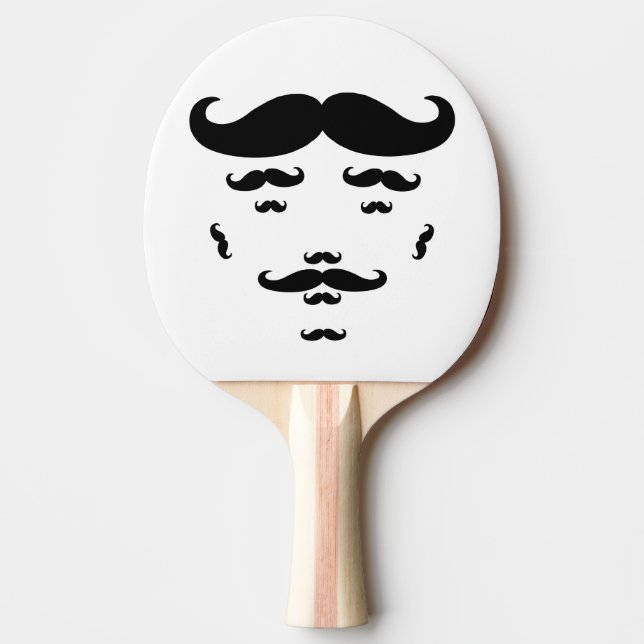 Raquete De Tênis De Mesa 100% bigode (Frente)