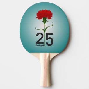 Raquete De Tênis De Mesa 25 de abril, a Revolução dos Cravos, Portugal