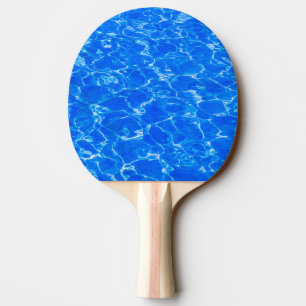 Raquete De Tênis De Mesa Água Azul Fresca