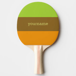 Raquete De Tênis De Mesa Alça de pingue-pongue de três cores personalizadas