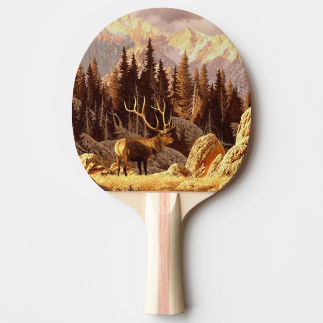 Raquete De Tênis De Mesa Alces Bull (Frente)