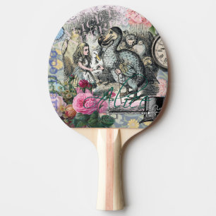 Raquete De Tênis De Mesa Alice Classic Wonderland Dodô Arte Tenniel