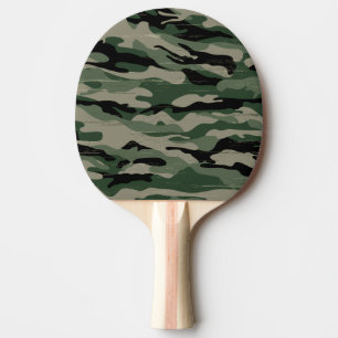 Raquete De Tênis De Mesa As forças armadas camuflam o design