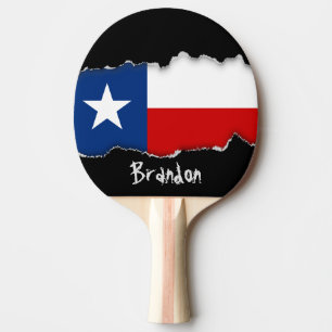 Raquete De Tênis De Mesa Bandeira clássica do estado de Texas