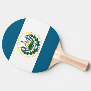 Raquete De Tênis De Mesa Bandeira de El Salvador