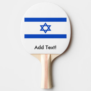 Raquete De Tênis De Mesa Bandeira de Israel