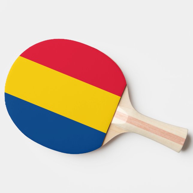 Raquete De Tênis De Mesa Bandeira de Romania (Lateral)
