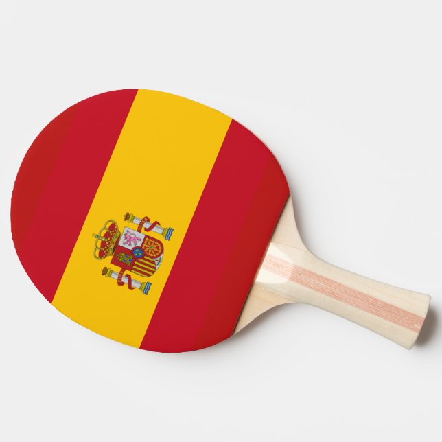 Raquete De Tênis De Mesa Bandeira espanhola (Lateral)