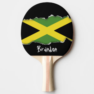 Raquete De Tênis De Mesa Bandeira jamaicana