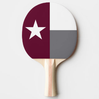 Raquete De Tênis De Mesa Bandeira marrom de Texas