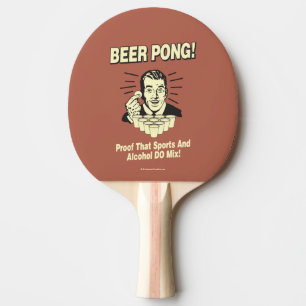 Raquete De Tênis De Mesa Beer Pong: Combinação de Álcool e Esportes de Prov