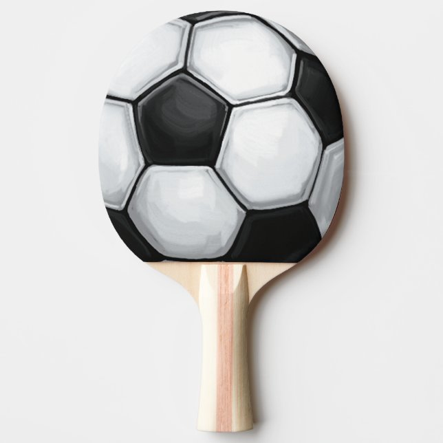 Raquete De Tênis De Mesa Bola de futebol (Frente)