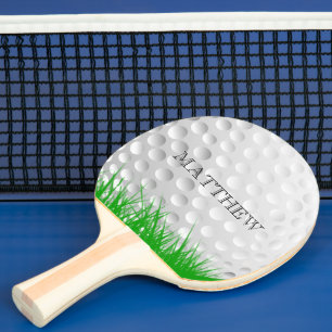 Raquete De Tênis De Mesa Bola de golfe na grama Personalizada