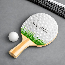 Raquete De Tênis De Mesa Bola de golfe na grama Personalizada