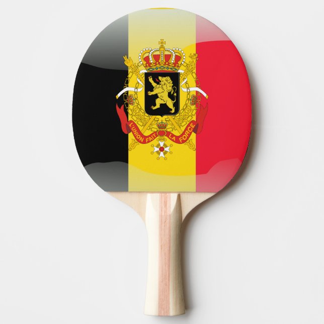 Raquete De Tênis De Mesa Brasão belga (Frente)