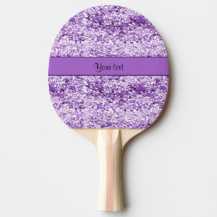 Raquete De Tênis De Mesa Brilho roxo Sparkly