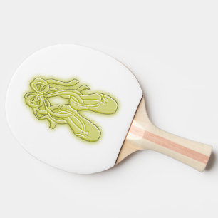 Raquete De Tênis De Mesa Calçados de balé amarelos