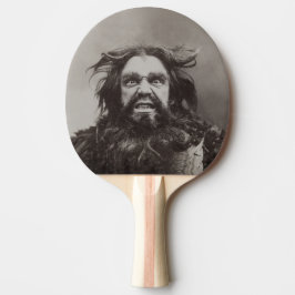 Raquete De Tênis De Mesa Cara Zangado (Impresso 2 Lados / Mais Opções) -