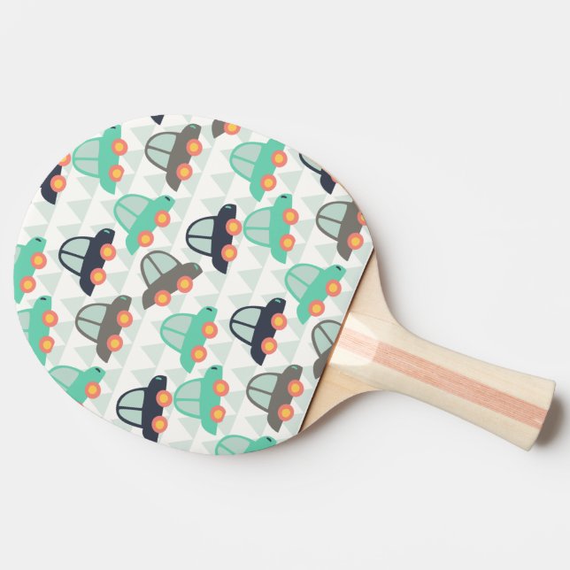 Raquete De Tênis De Mesa Carros e mais carros (Lateral do verso)