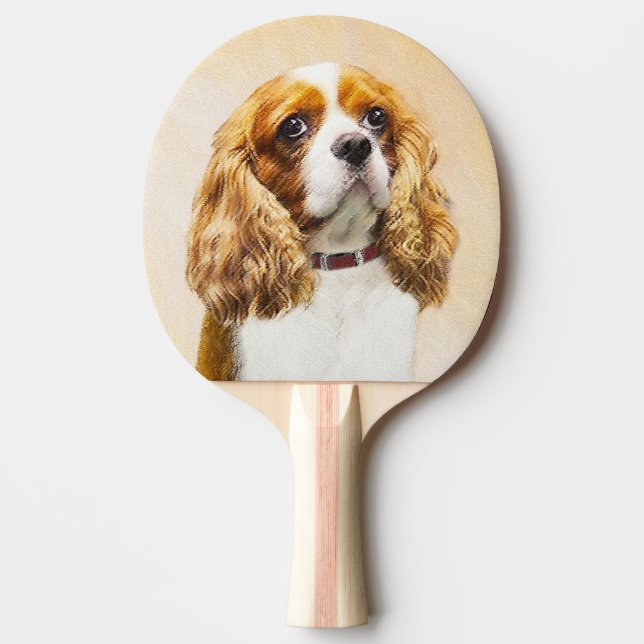 Raquete De Tênis De Mesa Cavalier King Charles Spaniel Original (Frente)