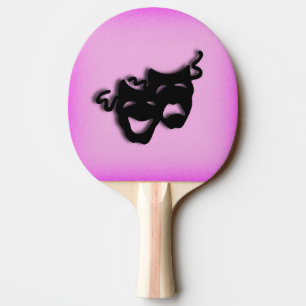 Raquete De Tênis De Mesa Comédia e Teatro Tragédia Rosa