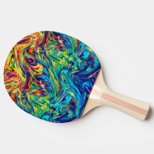 Raquete De Tênis De Mesa Cores do líquido da pá de Pong do sibilo