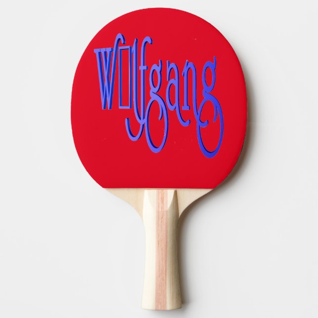 Raquete De Tênis De Mesa Cume name Wolfgang (Frente)