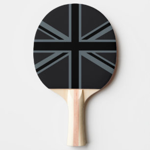 Raquete De Tênis De Mesa Design de bandeira de União Negra