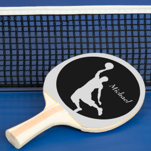 Raquete De Tênis De Mesa Dunk Personalizado para o Slam de Basquete Preto d