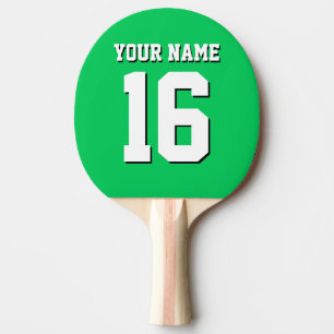 Raquete De Tênis De Mesa Emerald Green Sports Team Jersey