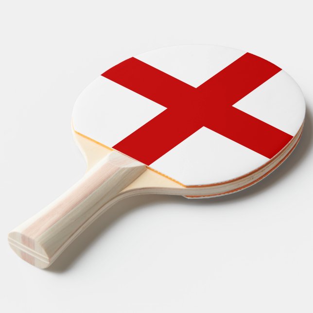 Raquete De Tênis De Mesa England Flag (Verso inclinado)